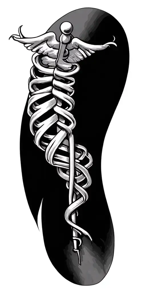 Medical Sleeve Tattoo Design