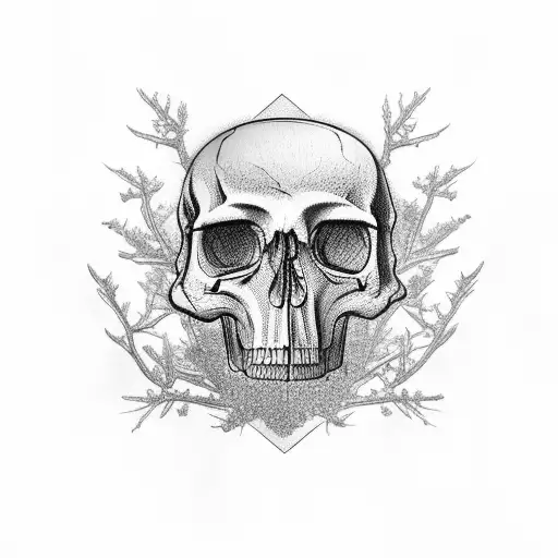 Trees With Skull