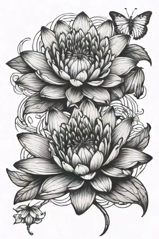 2 Daisys 1 Lips Of The Valley 1 Honeysuckle 1 Water Lily