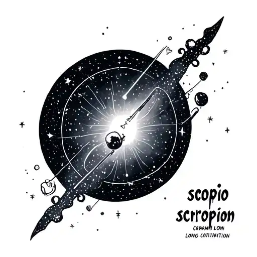 Scropio Zodiac Scropion Big Dipper Constillation Long