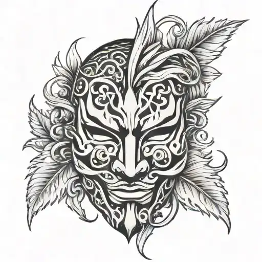 Half Hollow Bleach Mask