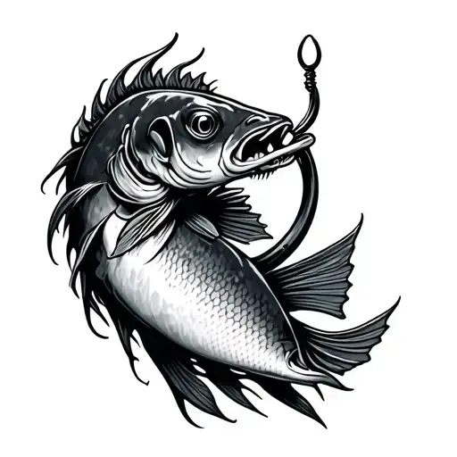 Fish Hook With A Super Swamper