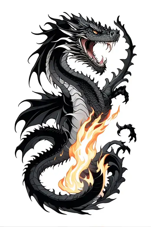 Dragon Breathing Fire