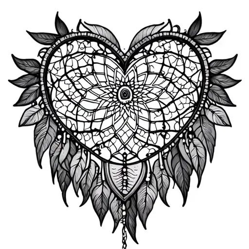 Heart Dream Catcher