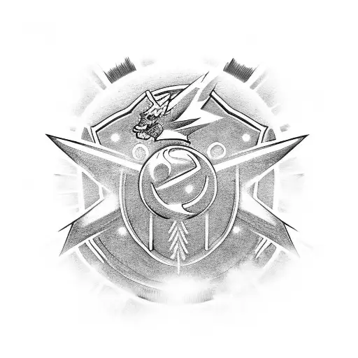 Eagl Standing On A 4 Star Dragonball