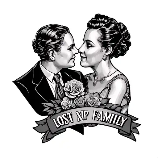 Mom Dad Rip Lost Family
