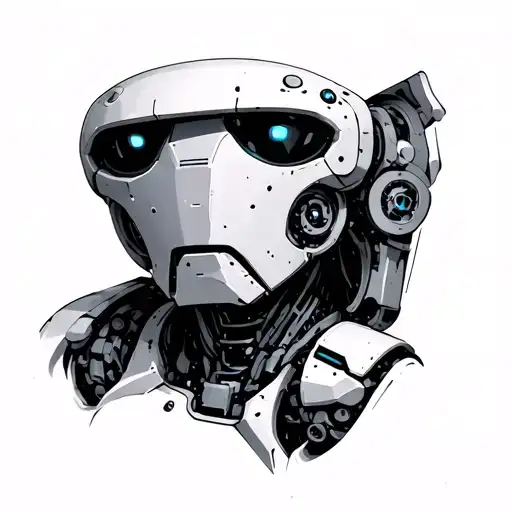 Robotic Parts On Shoulder