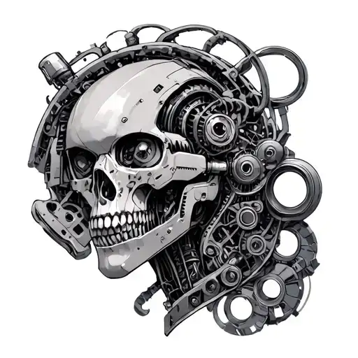 Mechanical Inner Robotic Parts Ssoulder Steampunk