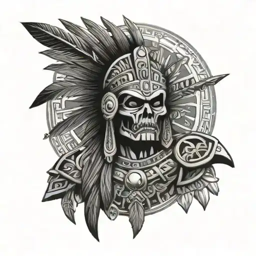 Aztec God Of Death And War
