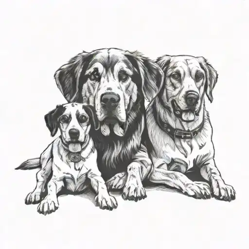 Dog And Grandparents