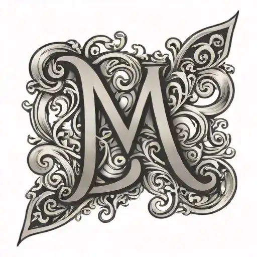 Initials Sm And Ms Alphabets