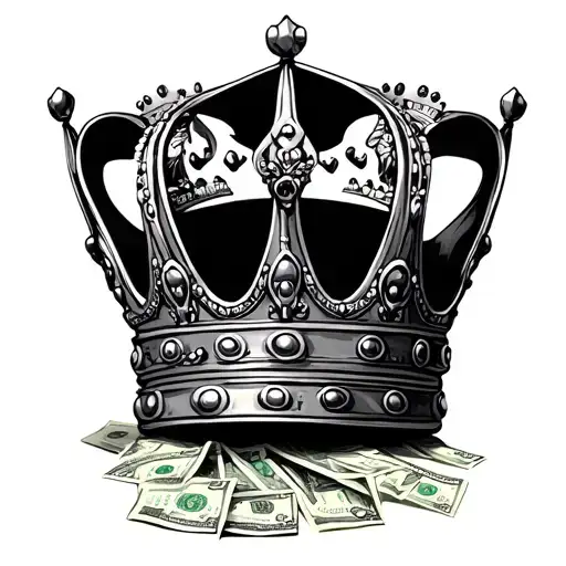 Crown Made Of Money