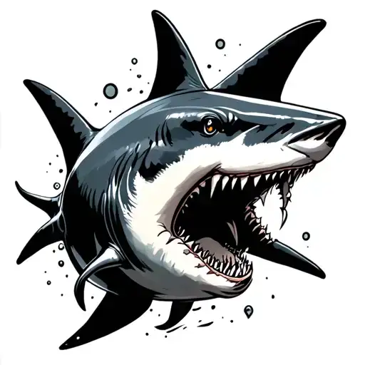 Shark And Semi Colon