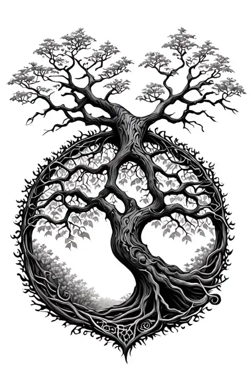 Steched Tree Of Life