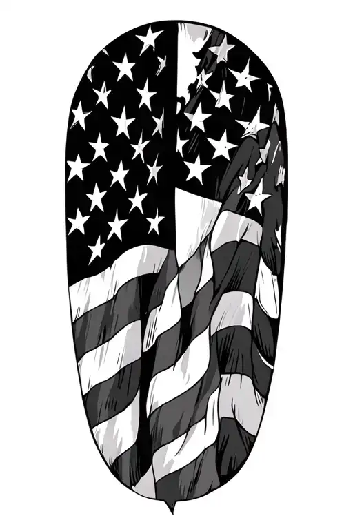 Patriotic American Flag