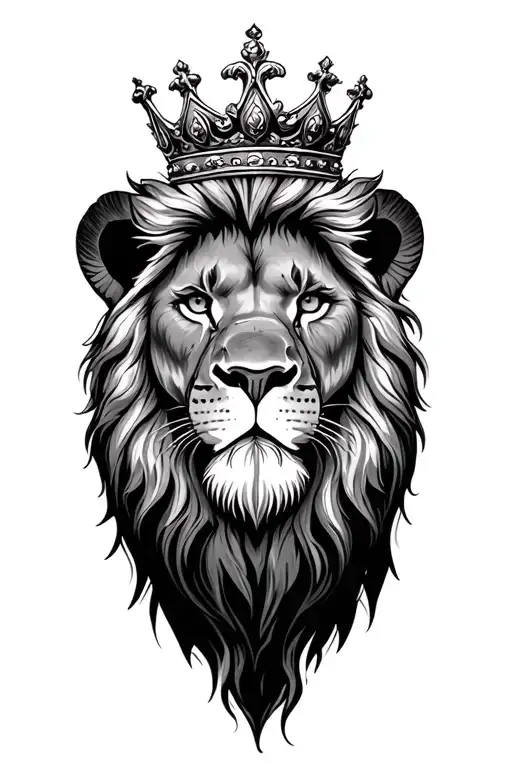 Lion With A Crown
