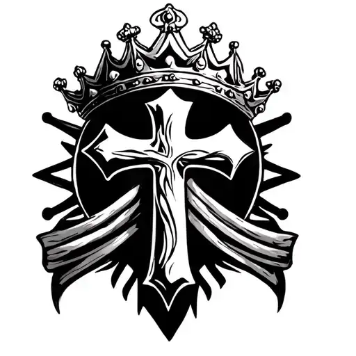 Cross With Crown