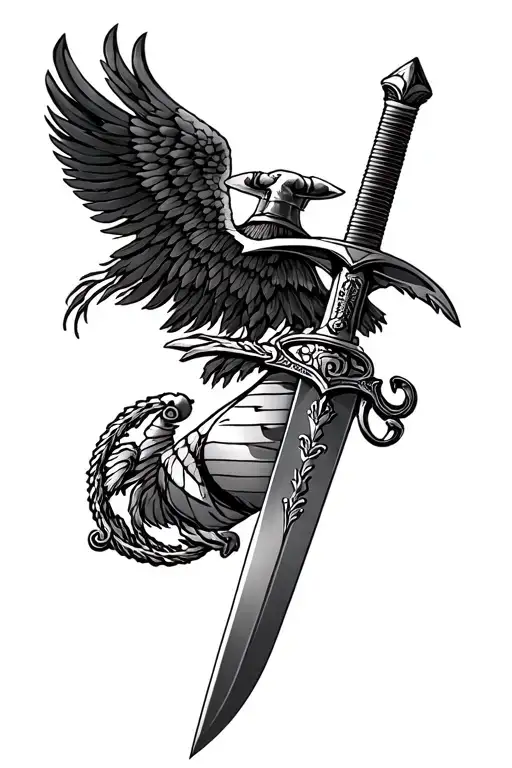 Usmc And Sword