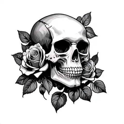 Skull Roses Growing