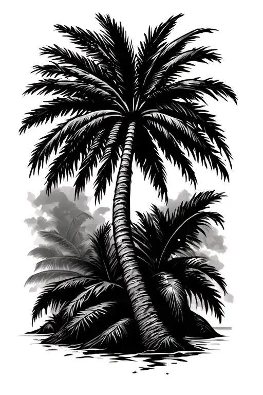 Caribbean Palm Tree Alcohol