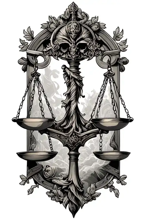 Libra Scale Medieval Battle