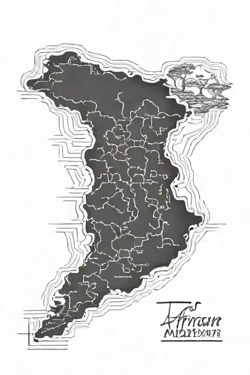 African Map Outline