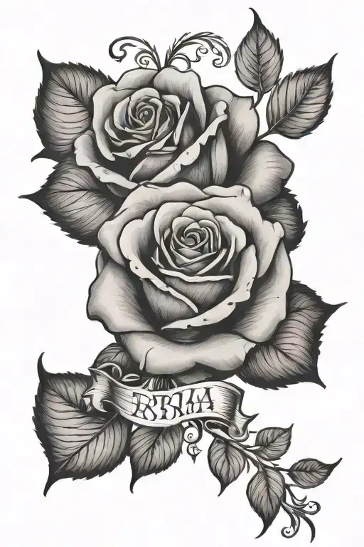 Rose With Name Erika