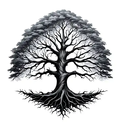 Tree Of Life With Roots
