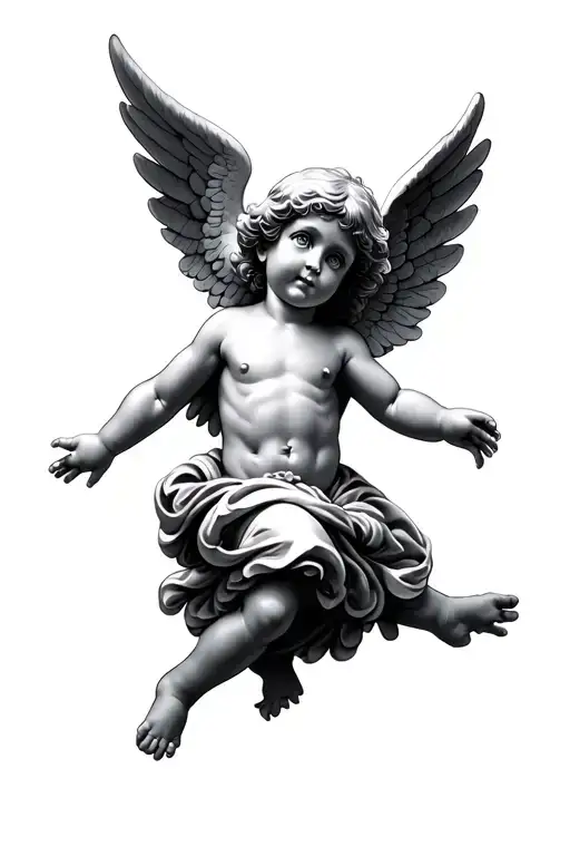 Flying Cherub Angel
