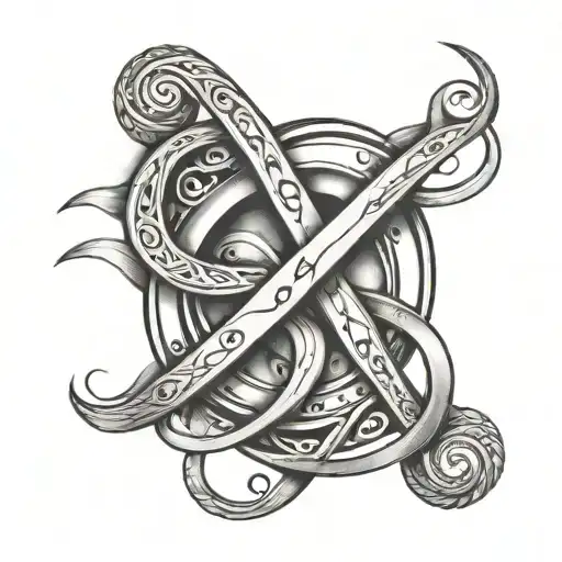 N N With Infinity Symbol