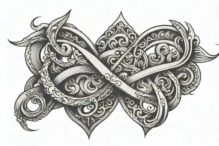 N N With Infinity Symbol For Female