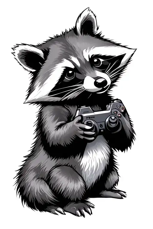 Gaming Raccoon