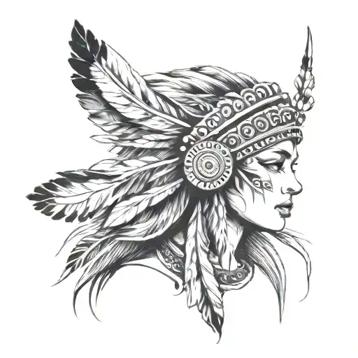 Woman With Headdresses