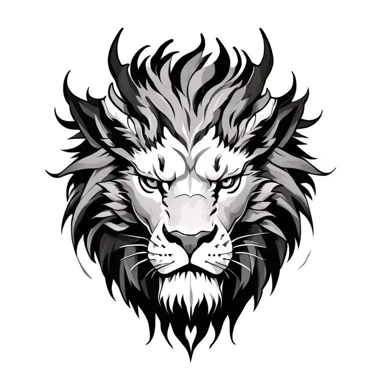 Dragon And Lion Head