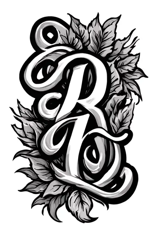 Botello Name Tattoo Design