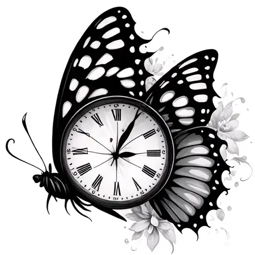 Butterfly Clock