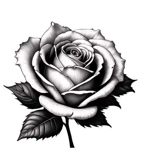 Rose Petal Flower With No Leaves