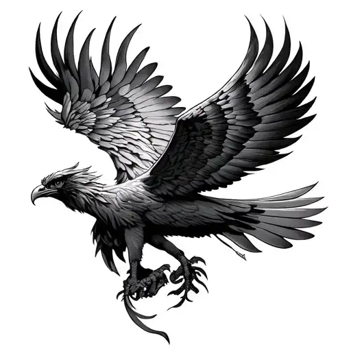 Phoenix Majesticaly Flying