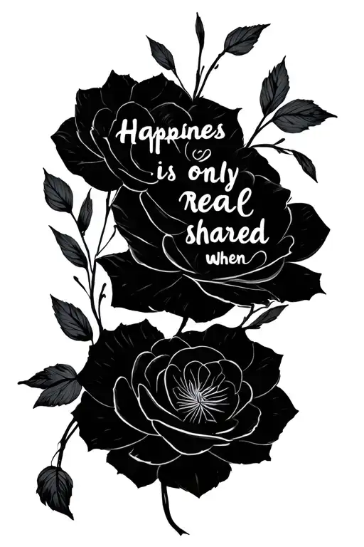 Happiness Is Only Real When Shared