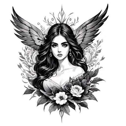 Feminine Power And The Divine Fineline Style