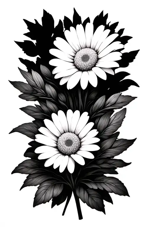 April Birth Flower Daisy