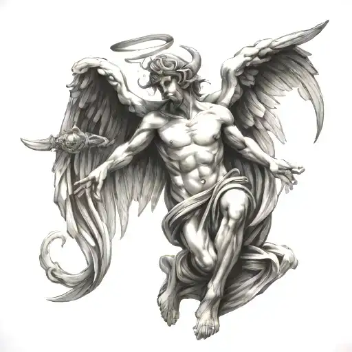 Angel Hanging The Devil