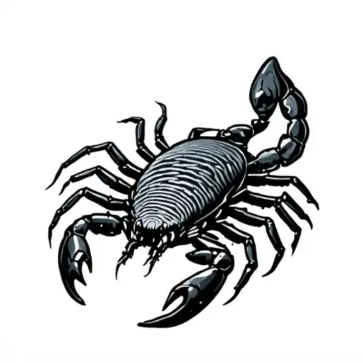 Scorpion With Fingerprint