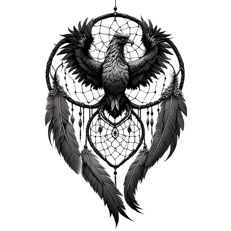 Phoenix Dreamcatcher Intertwined