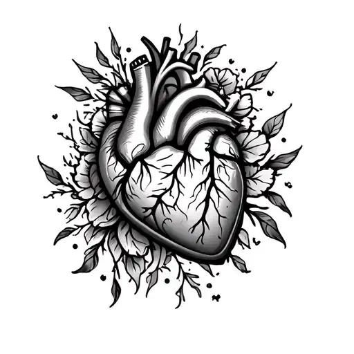 Tattoos Related To Kazakhstan And Heart