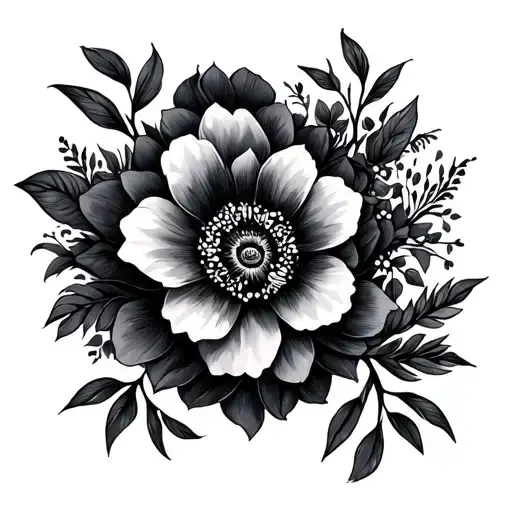 Feminine Flowers And Egyptian Inspired