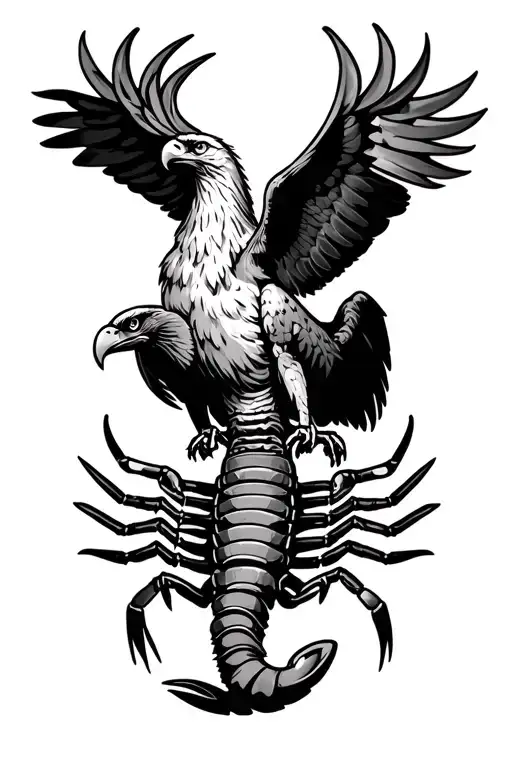 Eagle Holding Scorpion
