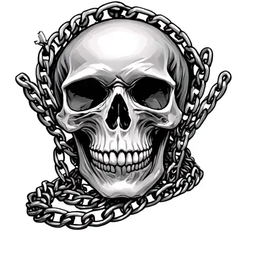 Skull Chain Necklace