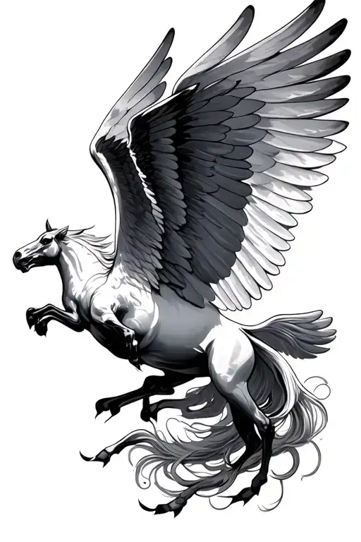 Pegasus Flying