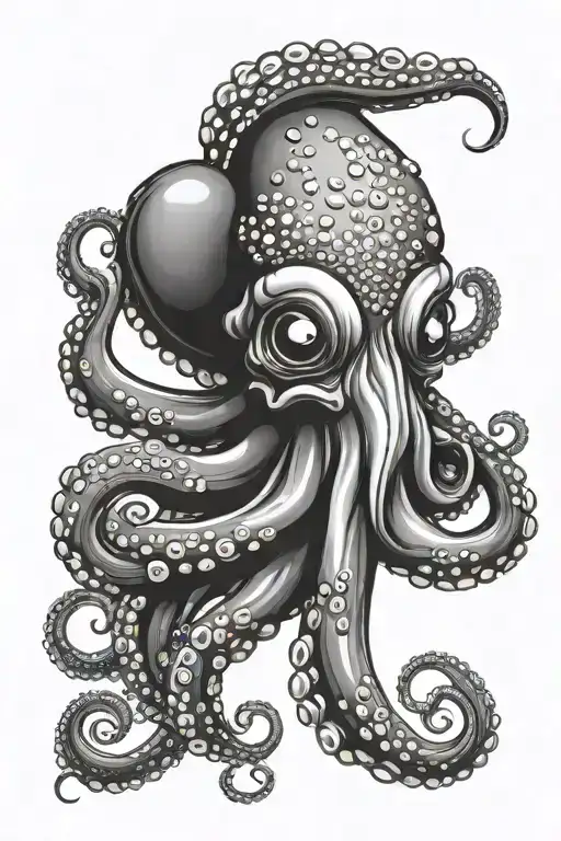 Octopus With Heart-shaped Suckers